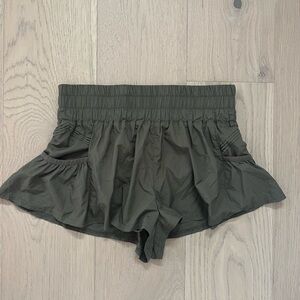Olive Green Women's free people Shorts